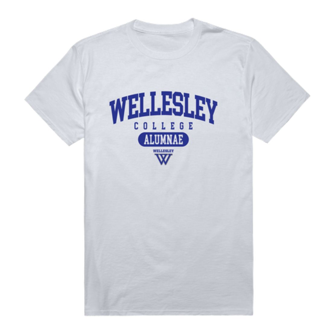 Wellesley College Blue Alumni T-Shirt Tee