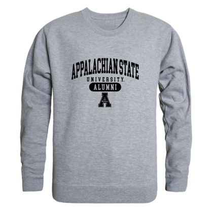 Appalachian App State University Mountaineers Alumni Fleece Crewneck Pullover Sweatshirt Black-Campus-Wardrobe