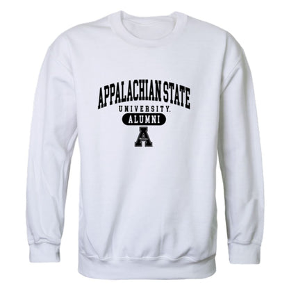 Appalachian App State University Mountaineers Alumni Fleece Crewneck Pullover Sweatshirt Black-Campus-Wardrobe
