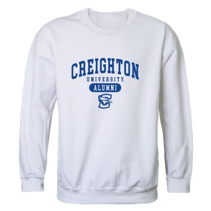 Creighton University Bluejays Alumni Fleece Crewneck Pullover Sweatshirt Heather Gray-Campus-Wardrobe