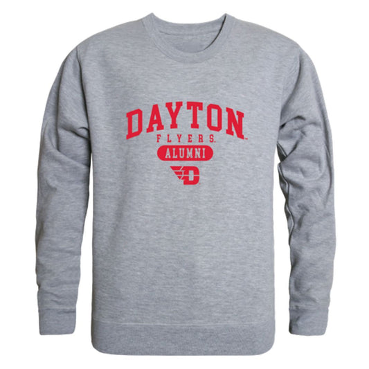 UD University of Dayton Flyers Alumni Fleece Crewneck Pullover Sweatshirt Heather Gray-Campus-Wardrobe