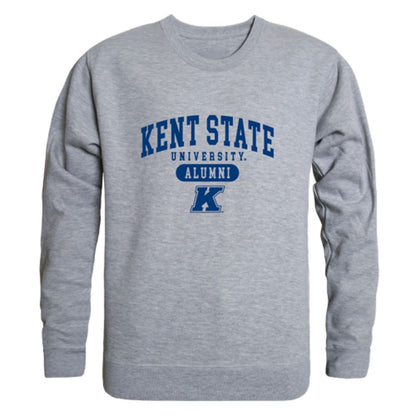 KSU Kent State University The Golden Eagles Alumni Fleece Crewneck Pullover Sweatshirt Heather Gray-Campus-Wardrobe