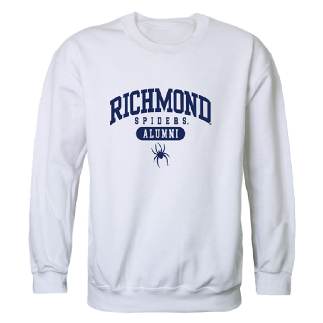 University of Richmond Spiders Alumni Fleece Crewneck Pullover Sweatshirt Heather Gray-Campus-Wardrobe