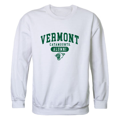 UVM University of Vermont Catamounts Alumni Fleece Crewneck Pullover Sweatshirt Forest-Campus-Wardrobe