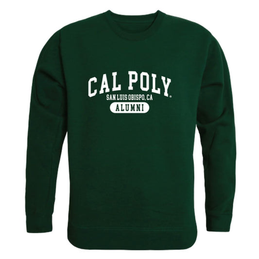 Cal Poly California Polytechnic State University Mustangs Alumni Fleece Crewneck Pullover Sweatshirt Forest-Campus-Wardrobe