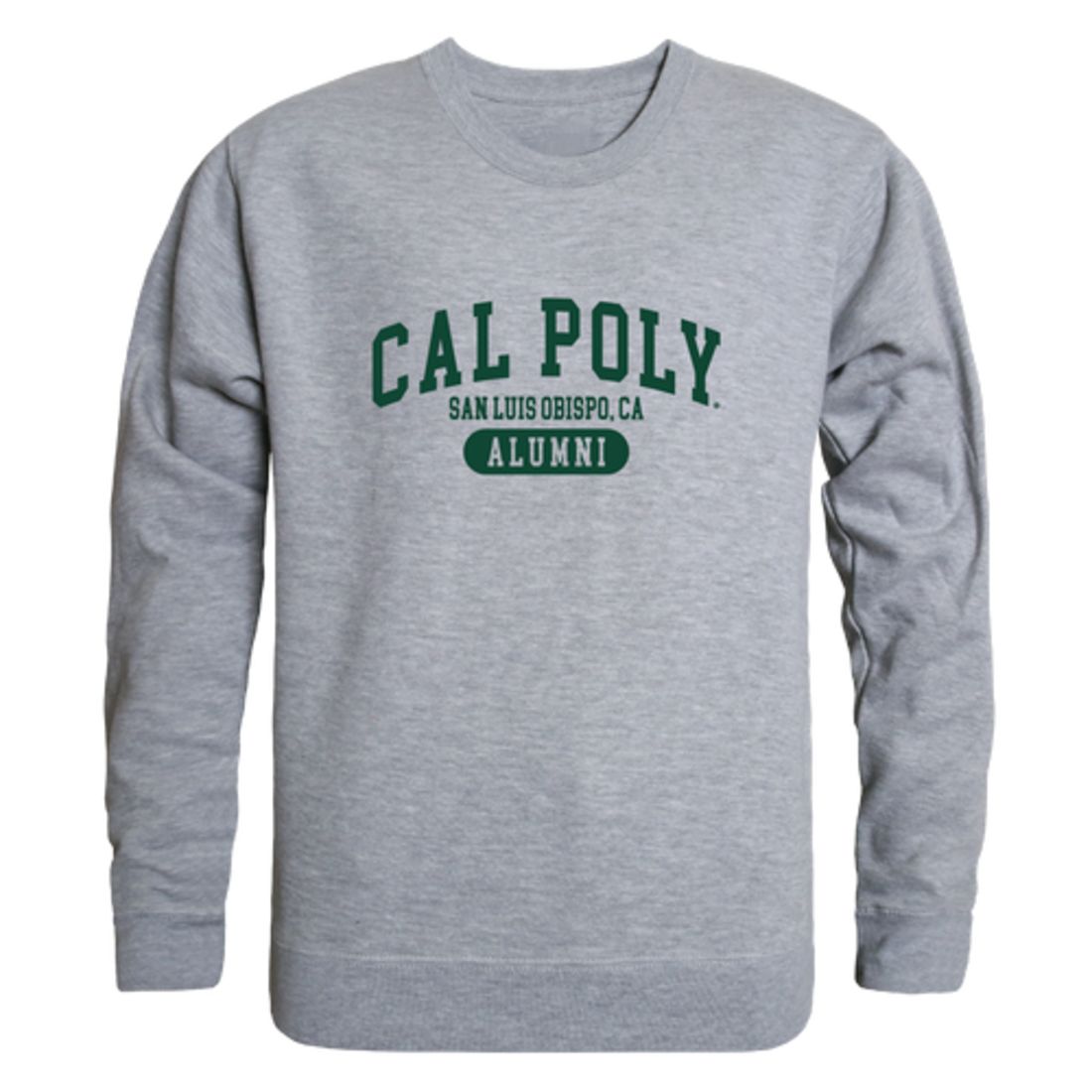 Cal Poly California Polytechnic State University Mustangs Alumni Fleece Crewneck Pullover Sweatshirt Forest-Campus-Wardrobe