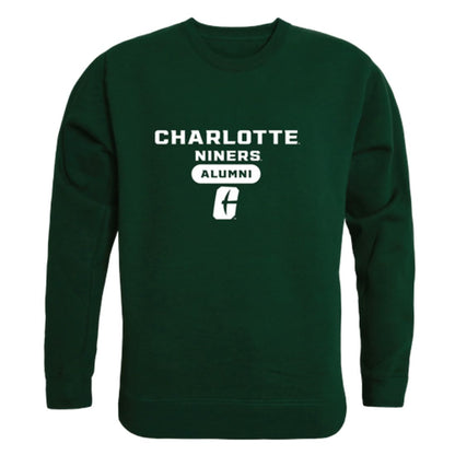 UNC University of North Carolina at Charlotte 49ers Alumni Fleece Crewneck Pullover Sweatshirt Forest-Campus-Wardrobe