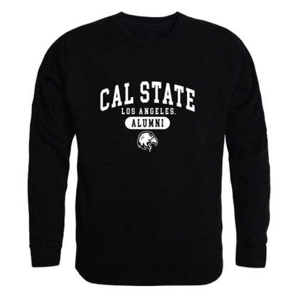California State University Los Angeles Golden Eagles Alumni Fleece Crewneck Pullover Sweatshirt Black-Campus-Wardrobe