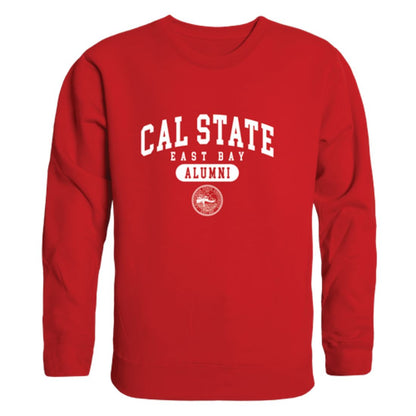 California State University East Bay Pioneers Alumni Fleece Crewneck Pullover Sweatshirt Heather Gray-Campus-Wardrobe