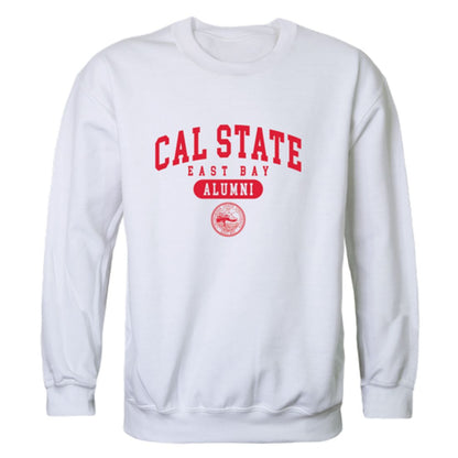 California State University East Bay Pioneers Alumni Fleece Crewneck Pullover Sweatshirt Heather Gray-Campus-Wardrobe