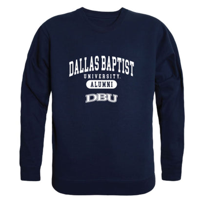 DBU Dallas Baptist University Patriot Alumni Fleece Crewneck Pullover Sweatshirt Heather Gray-Campus-Wardrobe