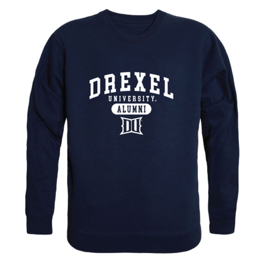 Mouseover Image, Drexel University Dragons Alumni Fleece Crewneck Pullover Sweatshirt Heather Gray-Campus-Wardrobe