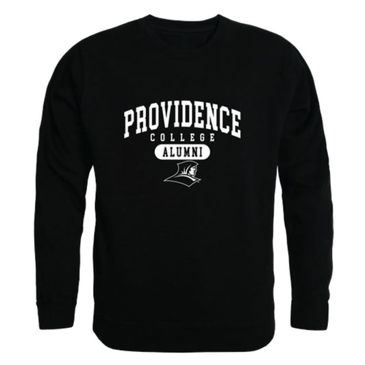 Providence College Friars Alumni Fleece Crewneck Pullover Sweatshirt Black-Campus-Wardrobe