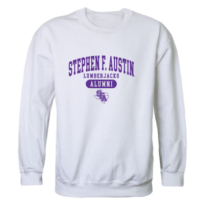 Stephen F. Austin State University Lumberjacks Alumni Fleece Crewneck Pullover Sweatshirt Heather Charcoal-Campus-Wardrobe