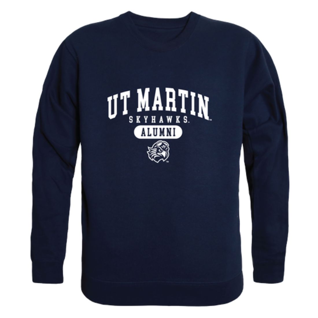 UT University of Tennessee at Martin Skyhawks Alumni Fleece Crewneck Pullover Sweatshirt Heather Gray-Campus-Wardrobe