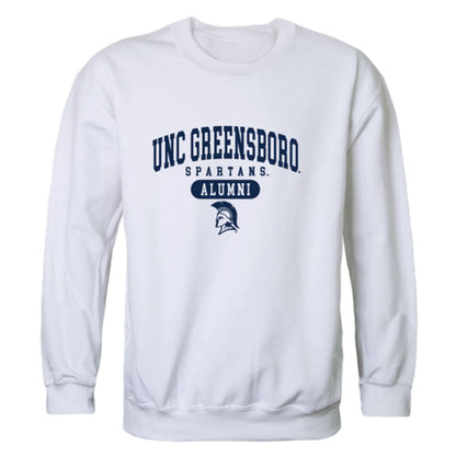 UNCG University of North Carolina at Greensboro Spartans Alumni Fleece Crewneck Pullover Sweatshirt Heather Gray-Campus-Wardrobe