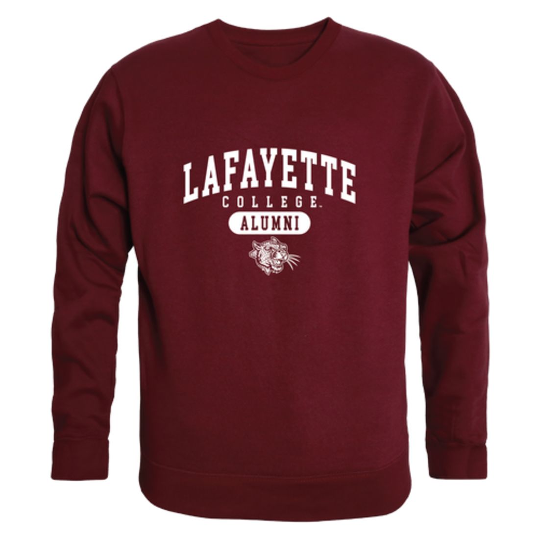Lafayette College Leopards Alumni Fleece Crewneck Pullover Sweatshirt Heather Gray-Campus-Wardrobe