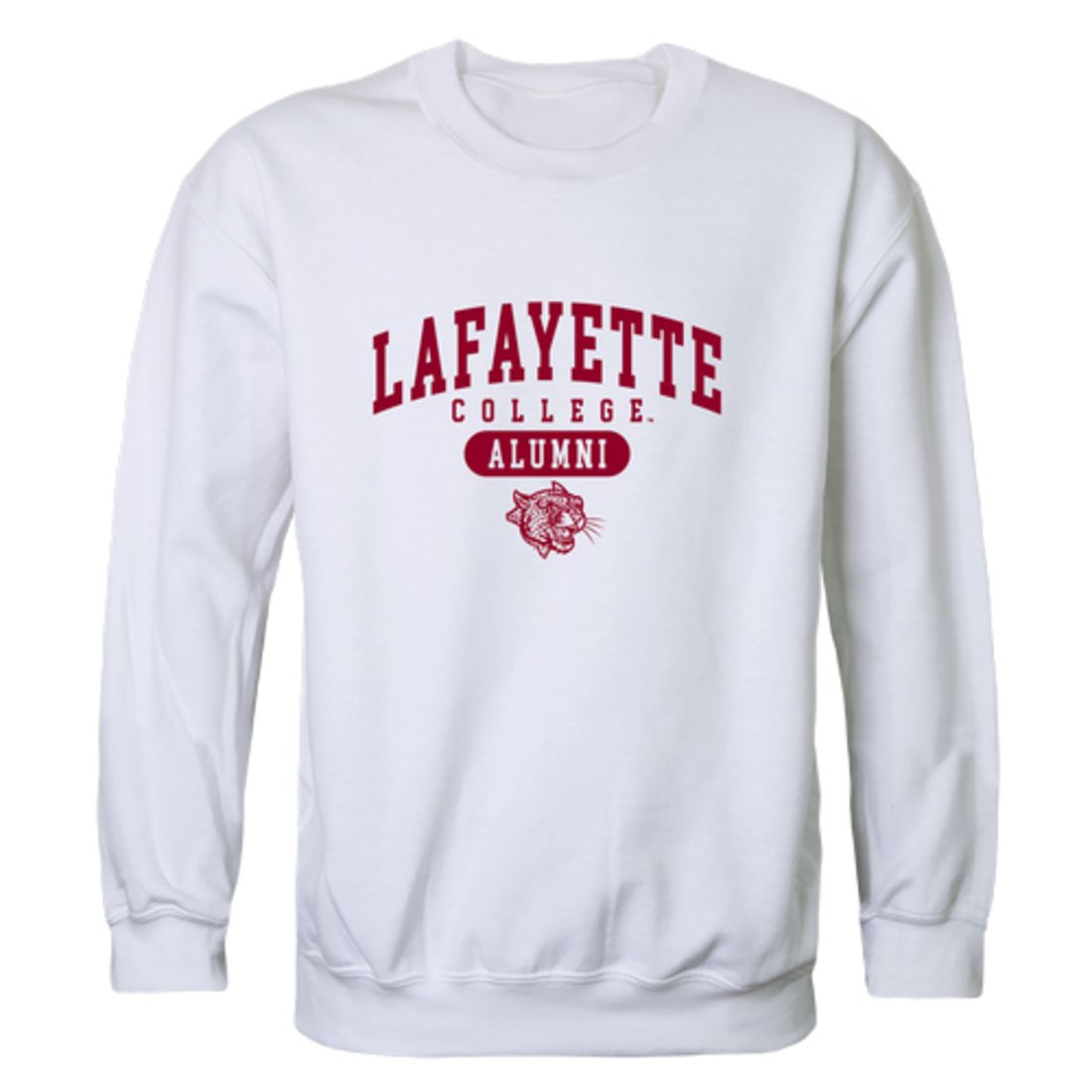 Lafayette College Leopards Alumni Fleece Crewneck Pullover Sweatshirt Heather Gray-Campus-Wardrobe