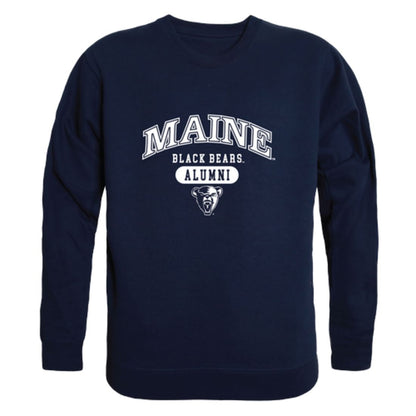UMaine University of Maine Black Bears Alumni Fleece Crewneck Pullover Sweatshirt Heather Gray-Campus-Wardrobe