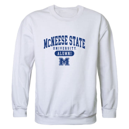 McNeese State University Cowboys and Cowgirls Alumni Fleece Crewneck Pullover Sweatshirt Heather Gray-Campus-Wardrobe