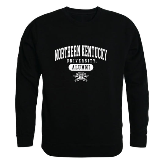 NKU Northern Kentucky University Norse Alumni Fleece Crewneck Pullover Sweatshirt Black-Campus-Wardrobe