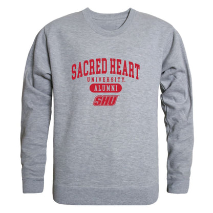 Sacred Heart University Pioneers Alumni Fleece Crewneck Pullover Sweatshirt Heather Gray-Campus-Wardrobe