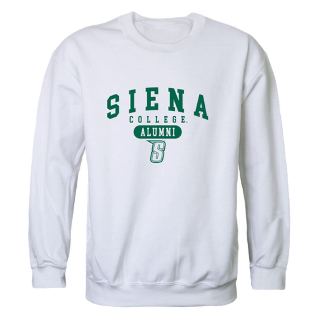 Siena College Saints Alumni Fleece Crewneck Pullover Sweatshirt Forest-Campus-Wardrobe