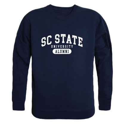 South Carolina State University Bulldogs Alumni Fleece Crewneck Pullover Sweatshirt Heather Gray-Campus-Wardrobe