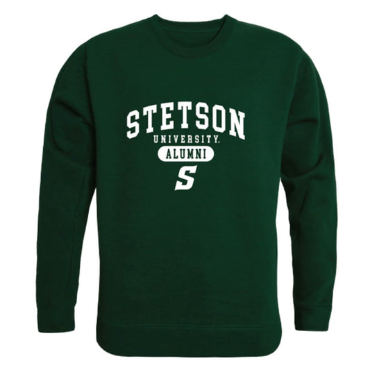 Stetson University Hatters Alumni Fleece Crewneck Pullover Sweatshirt Forest-Campus-Wardrobe