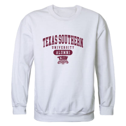 TSU Texas Southern University Tigers Alumni Fleece Crewneck Pullover Sweatshirt Heather Gray-Campus-Wardrobe