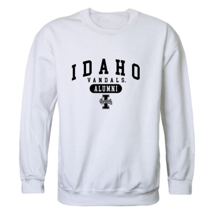 University of Idaho Vandals Alumni Fleece Crewneck Pullover Sweatshirt Black-Campus-Wardrobe