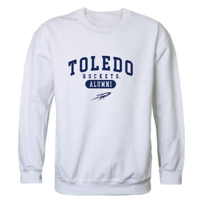 University of Toledo Rockets Alumni Fleece Crewneck Pullover Sweatshirt Heather Gray-Campus-Wardrobe
