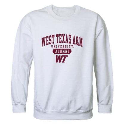 WTAMU West Texas A&M University Buffaloes Alumni Fleece Crewneck Pullover Sweatshirt Heather Gray-Campus-Wardrobe
