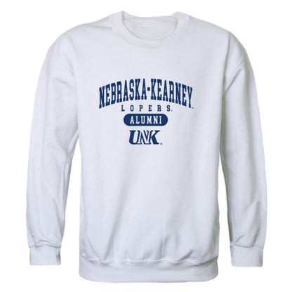 UNK University of Nebraska Kearney Lopers Alumni Fleece Crewneck Pullover Sweatshirt Heather Gray-Campus-Wardrobe