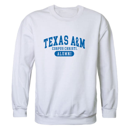 TAMUCC Texas A&M University Corpus Christi Islanders Alumni Fleece Crewneck Pullover Sweatshirt Heather Gray-Campus-Wardrobe