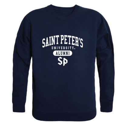 Saint-Peter's-University-Peacocks-Alumni-Fleece-Crewneck-Pullover-Sweatshirt