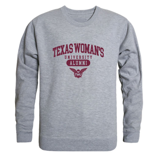Texas-Woman's-University-Pioneers-Alumni-Fleece-Crewneck-Pullover-Sweatshirt