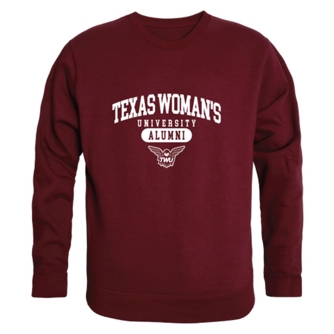 Texas-Woman's-University-Pioneers-Alumni-Fleece-Crewneck-Pullover-Sweatshirt