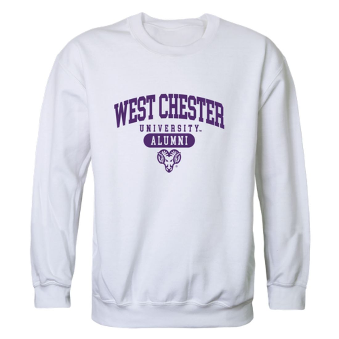 West-Chester-University-Rams-Alumni-Fleece-Crewneck-Pullover-Sweatshirt