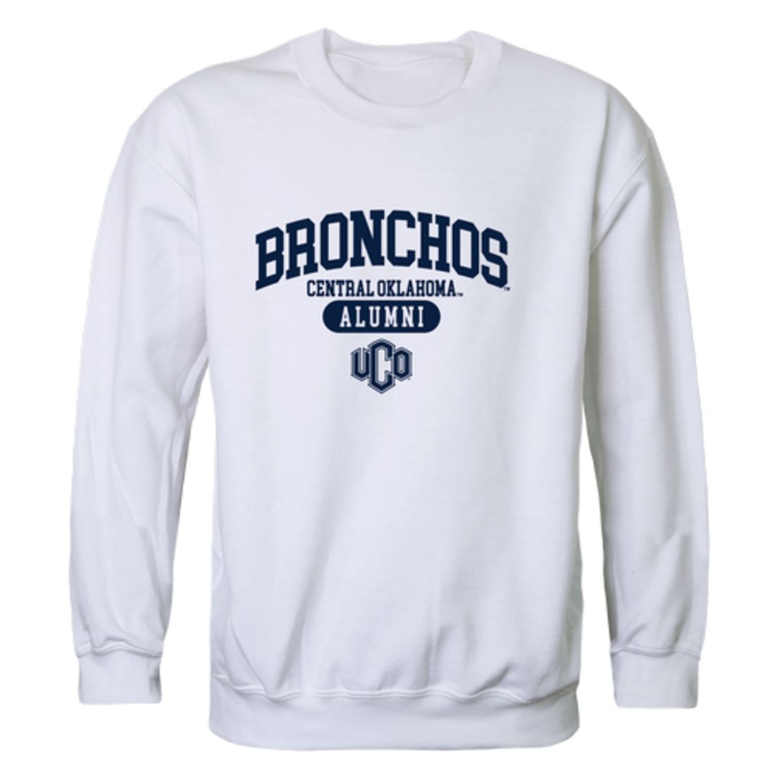 University-of-Central-Oklahoma-Bronchos-Alumni-Fleece-Crewneck-Pullover-Sweatshirt