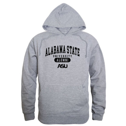 ASU Alabama State University Hornets Alumni Fleece Hoodie Sweatshirts Heather Charcoal-Campus-Wardrobe