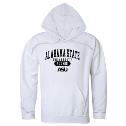 ASU Alabama State University Hornets Alumni Fleece Hoodie Sweatshirts Heather Charcoal-Campus-Wardrobe