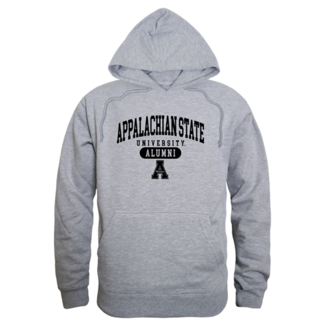 Appalachian App State University Mountaineers Alumni Fleece Hoodie Sweatshirts Black-Campus-Wardrobe