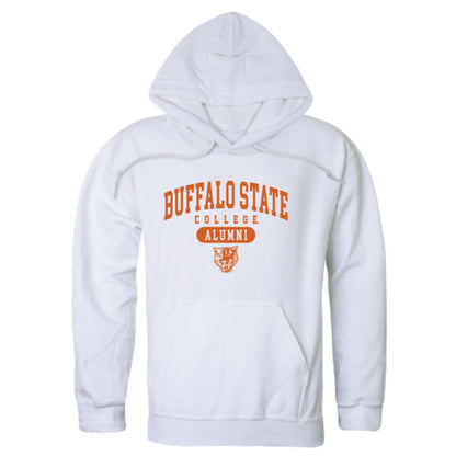 SUNY Buffalo State College Bengals Alumni Fleece Hoodie Sweatshirts Heather Charcoal-Campus-Wardrobe