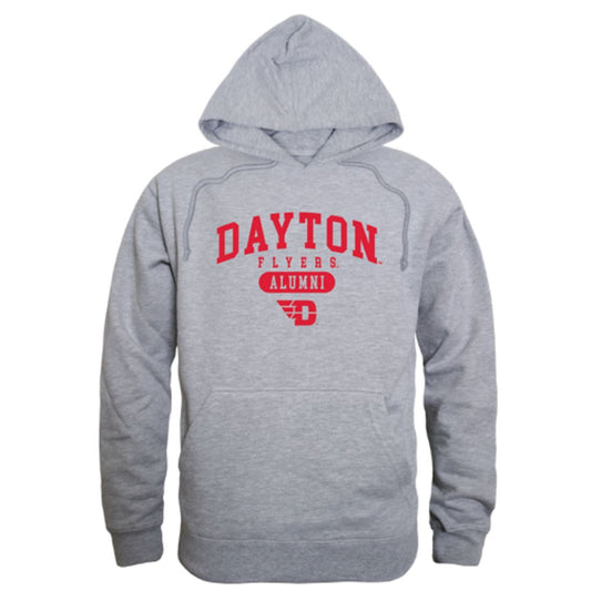 UD University of Dayton Flyers Alumni Fleece Hoodie Sweatshirts Heather Grey-Campus-Wardrobe