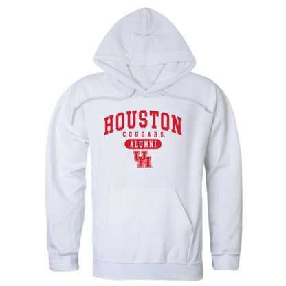 UH University of Houston Cougars Alumni Fleece Hoodie Sweatshirts Heather Grey-Campus-Wardrobe