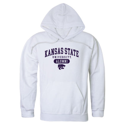 KSU Kansas State University Wildcats Alumni Fleece Hoodie Sweatshirts Heather Charcoal-Campus-Wardrobe