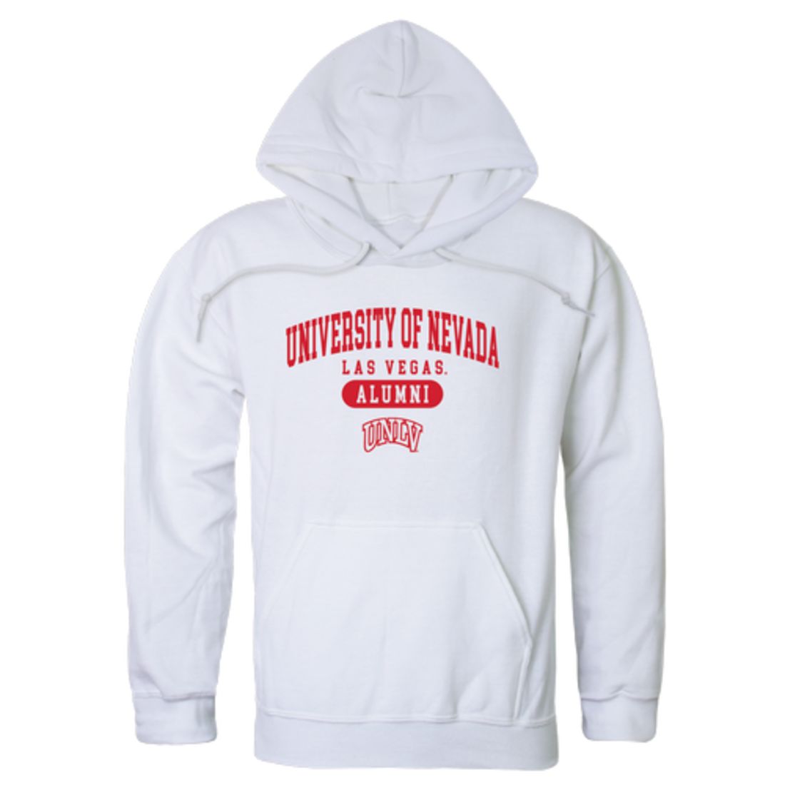 UNLV University of Nevada Las Vegas Rebels Alumni Fleece Hoodie Sweatshirts Heather Grey-Campus-Wardrobe