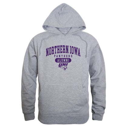 University of Northern Iowa Panthers Alumni Fleece Hoodie Sweatshirts Heather Charcoal-Campus-Wardrobe