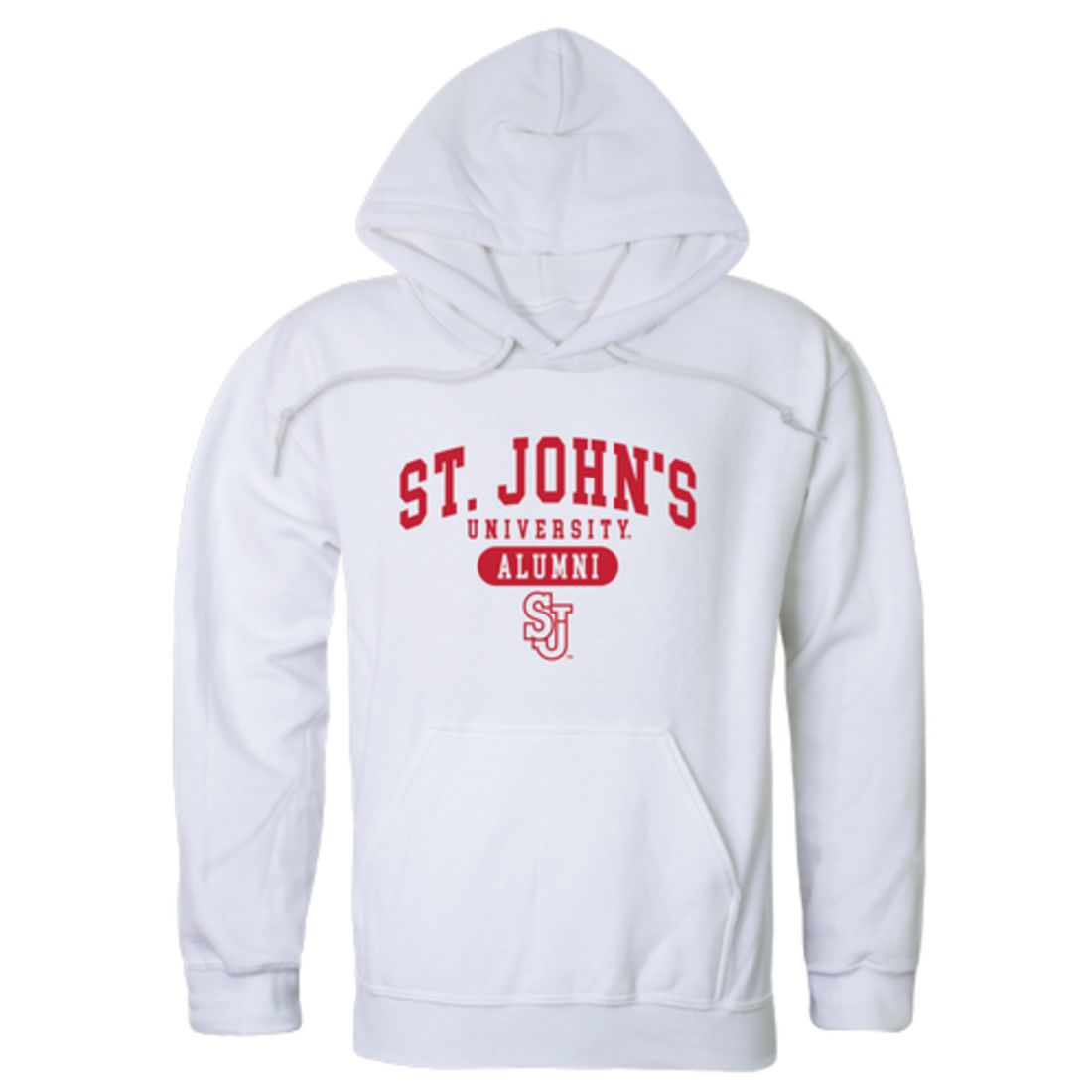 St. John's University Red Storm Alumni Fleece Hoodie Sweatshirts Heather Grey-Campus-Wardrobe